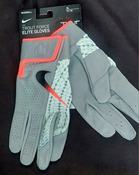 Nike TROUT Force Elite Batting Gloves XL