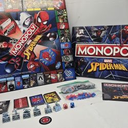Monopoly Marvel Spider-Man Edition Board Game 2-6 Players Kids Toys Movie Cinema Figures Dice 