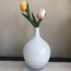 Mcm hand blown salong bulb vase