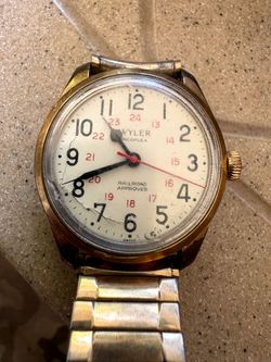 Wyler Railroad approved wrist watch.