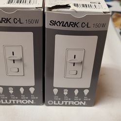 Set Of White Light Dimmers New, $30