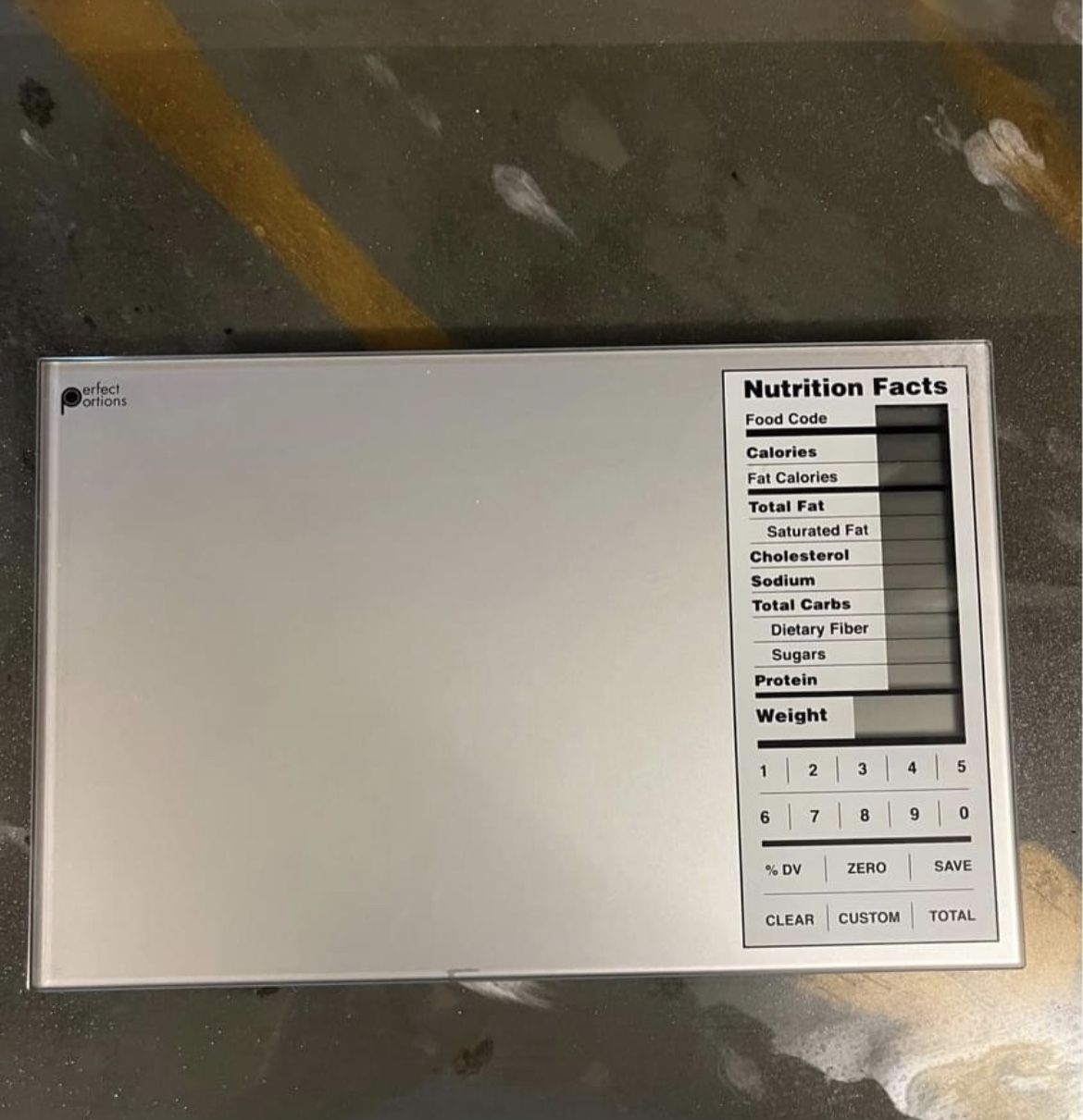 Perfect Portions Digital Nutrition Food Scale - Scale Only