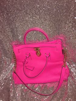 Authentic hot pink Michael Kors