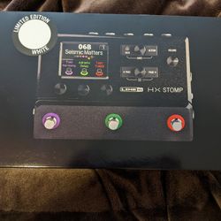 Line 6 HX Stomp Limited Edition - Stomptrooper White - Open Box
MULTI-EFFECT GUITAR PEDAL