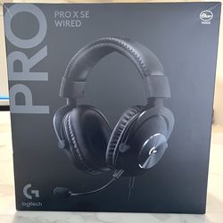 Logitech X Pro X SE Wired Gaming Headset in Black