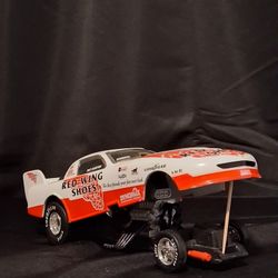 97 Red Wing Shoe Diecast Winter Circle Funny Car Replica