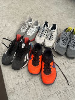 Mens CrossFit shoes, shirts, short