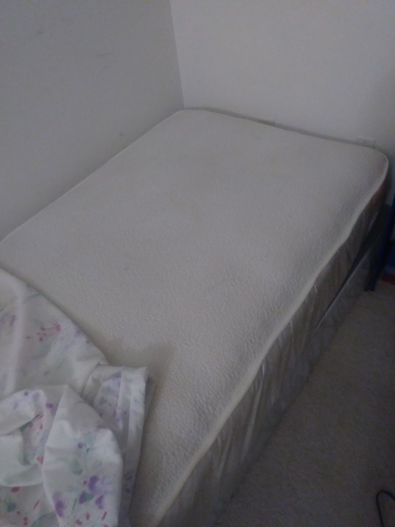 Single bed ...mattress and box spring