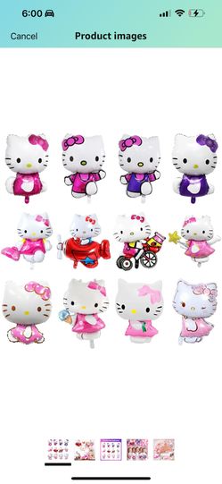 Hello Kitty Foil Balloons
