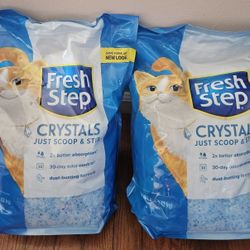 Fresh Step Crystals Cat Litter 2 pack. 