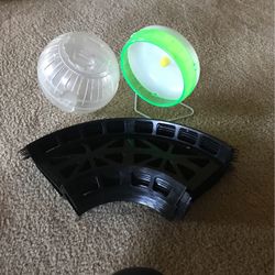 Clear exercise ball for hamster , Wheel , And Running Loop
