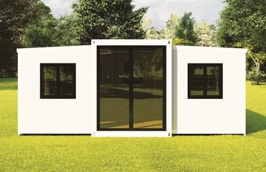 600 SQ FT Prefab1® Foldable Container Home SILVER Package