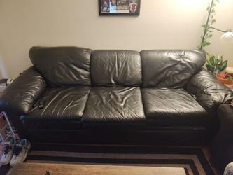 Free leather couch fair/used condition