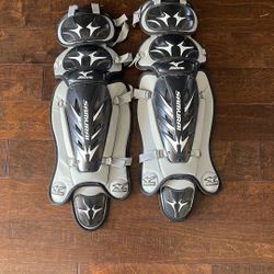 Mizuno Samurai Catchers Shin Guards. New