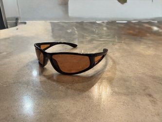 Polarized lenses Wraparound retro vintage Sport Wrap Sunglasses Brown Amber Lens