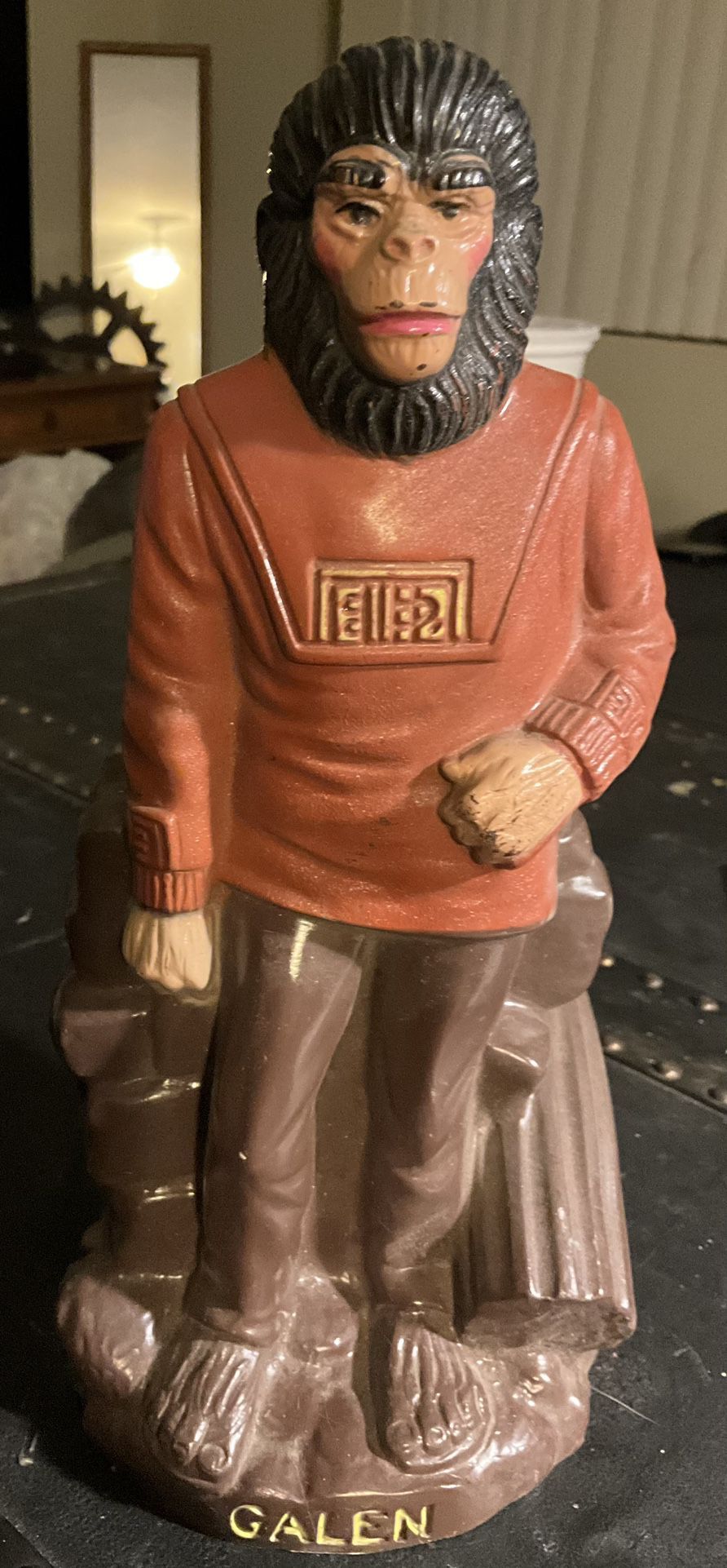 Vintage Planet Of The Apes Coin Piggy Bank Galen 1974 APJAX