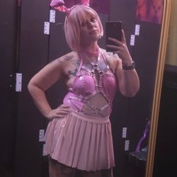 Mobbunny Pink Body suit Size M 