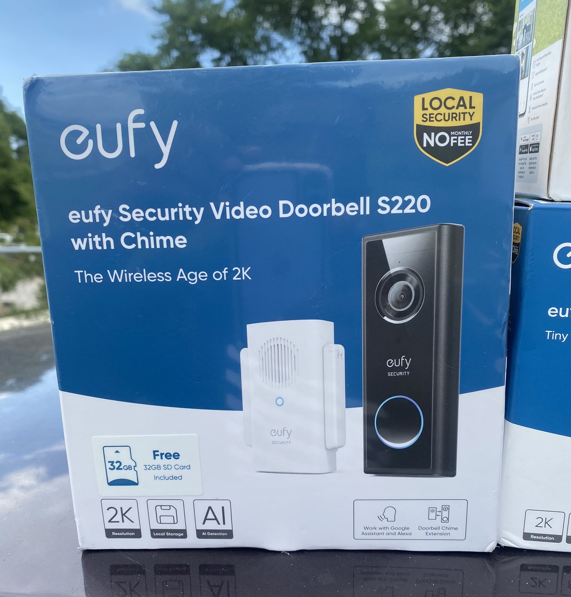 EUFY WIRELESS DOORBELL s220 BRAND NEW in BOX
