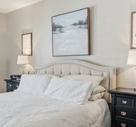 King size velvet tufted headboard