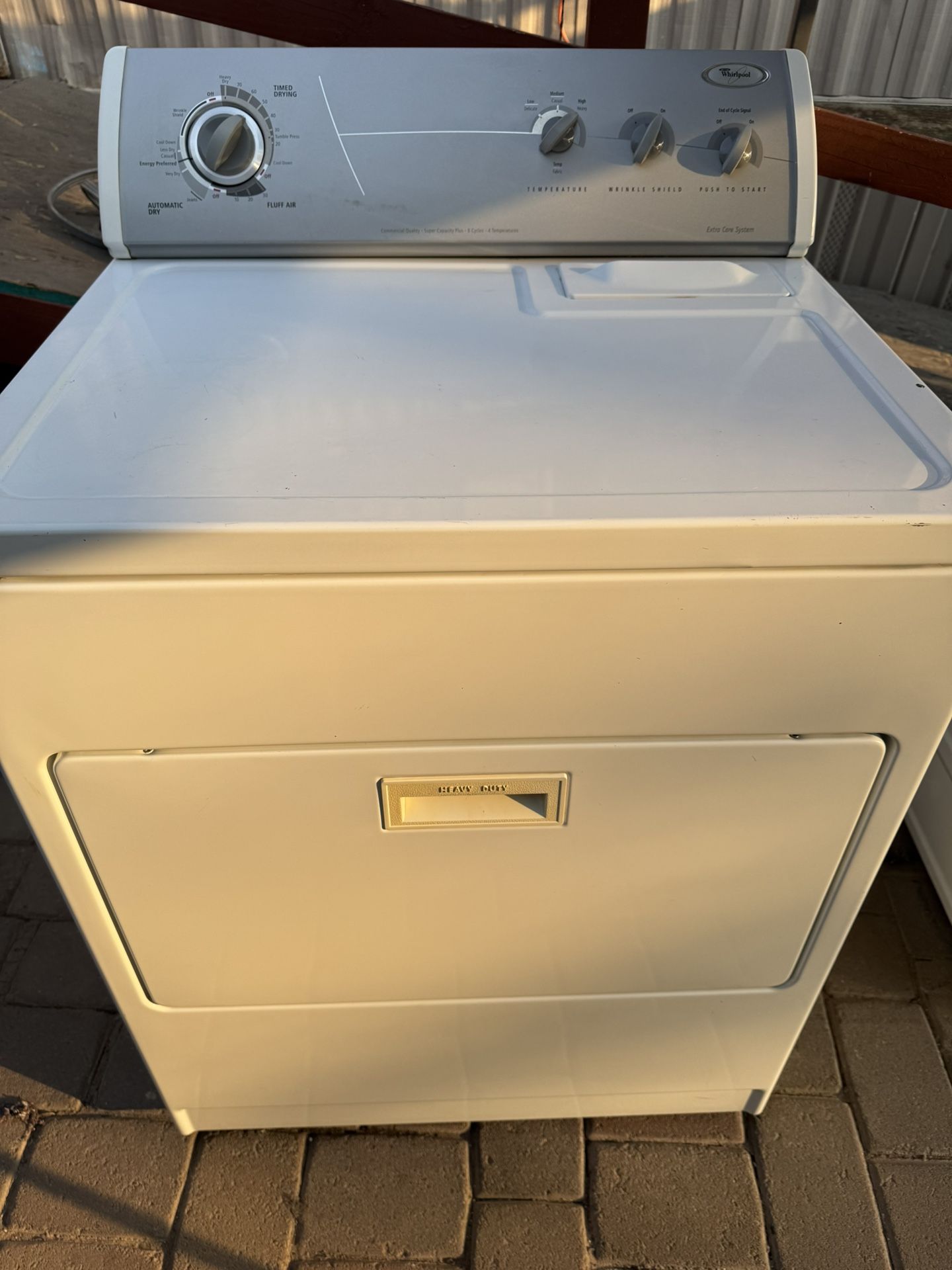 Whirlpool Dryer White Electric