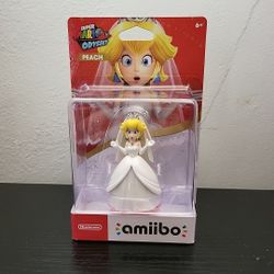 Nintendo Super Mario Odyssey Peach Wedding Outfit Amiibo Figurine NIP