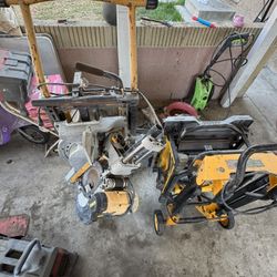Dewalt Chop Saw And Table Saw