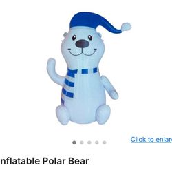 Inflatable Polar Bear