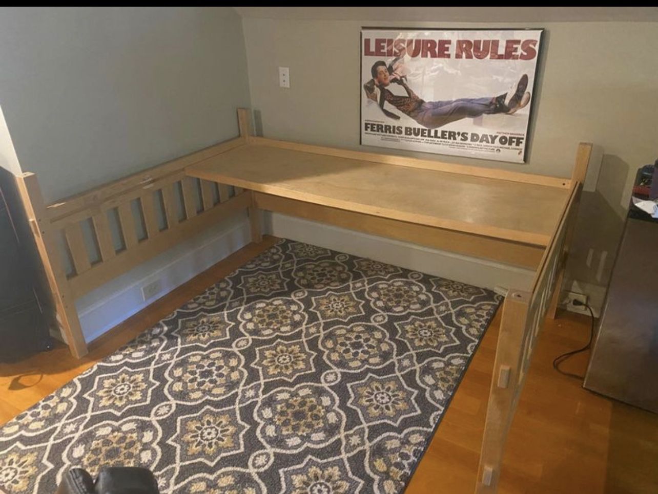 Loft Full Bunk Bed/ Desk Combo See Pics 