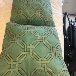 Two small pillows Touquise