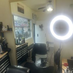 Huge Mirror  Sliding Doors. Used For Barbershop. 
