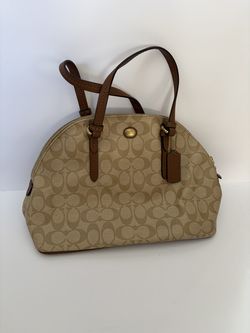 Coach Peyton Signature Domed Satchel