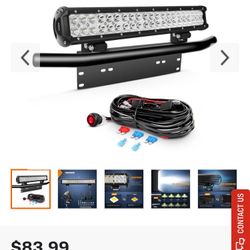 License Plate And Light bar Mount 