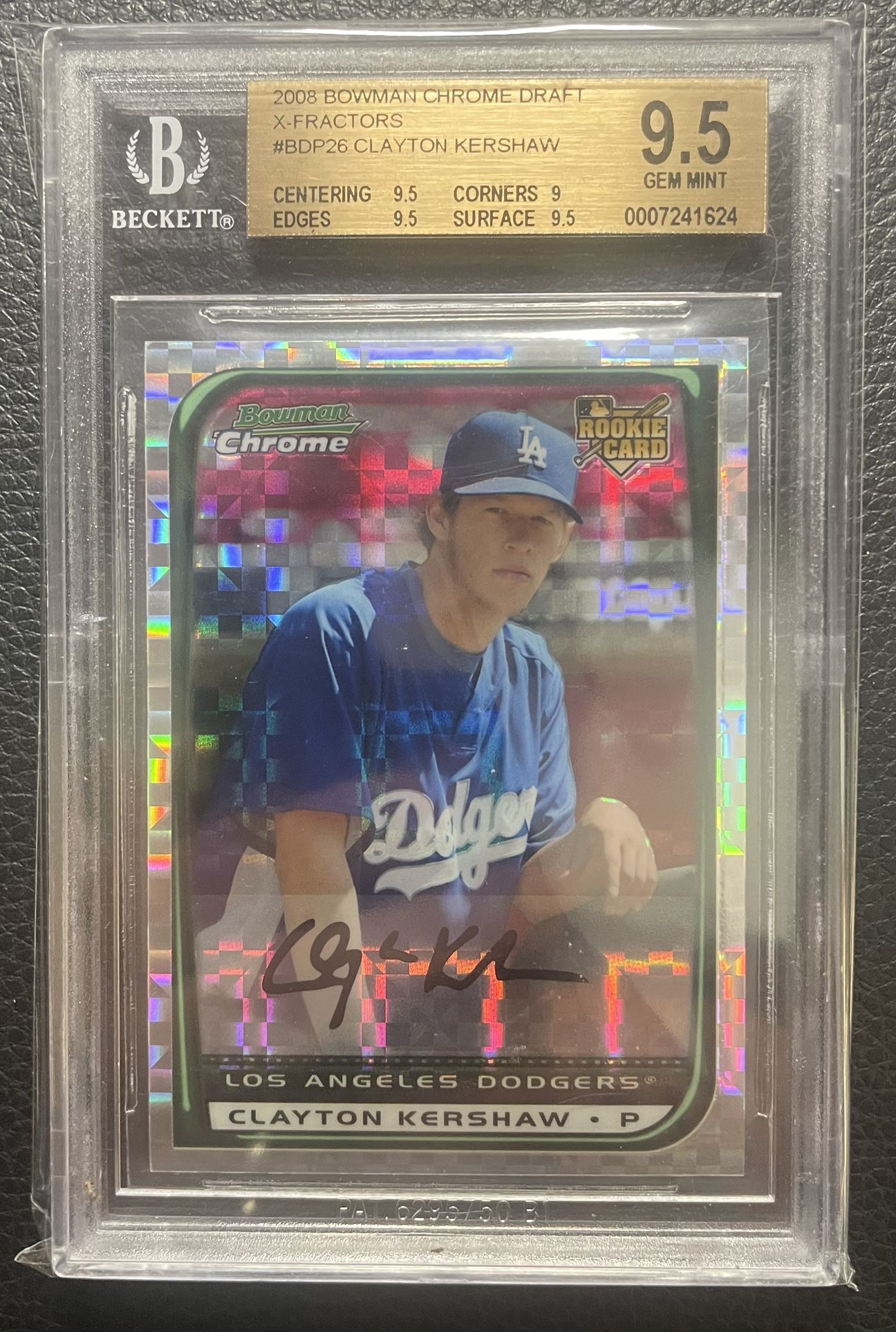 2008UD クレイトン・カーショー RC 2008 Bowman Chrome RC ルーキー クレイトン カーショウ2008UD