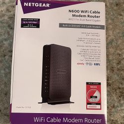 NETGEAR N600 WiFi Cable Modem Router