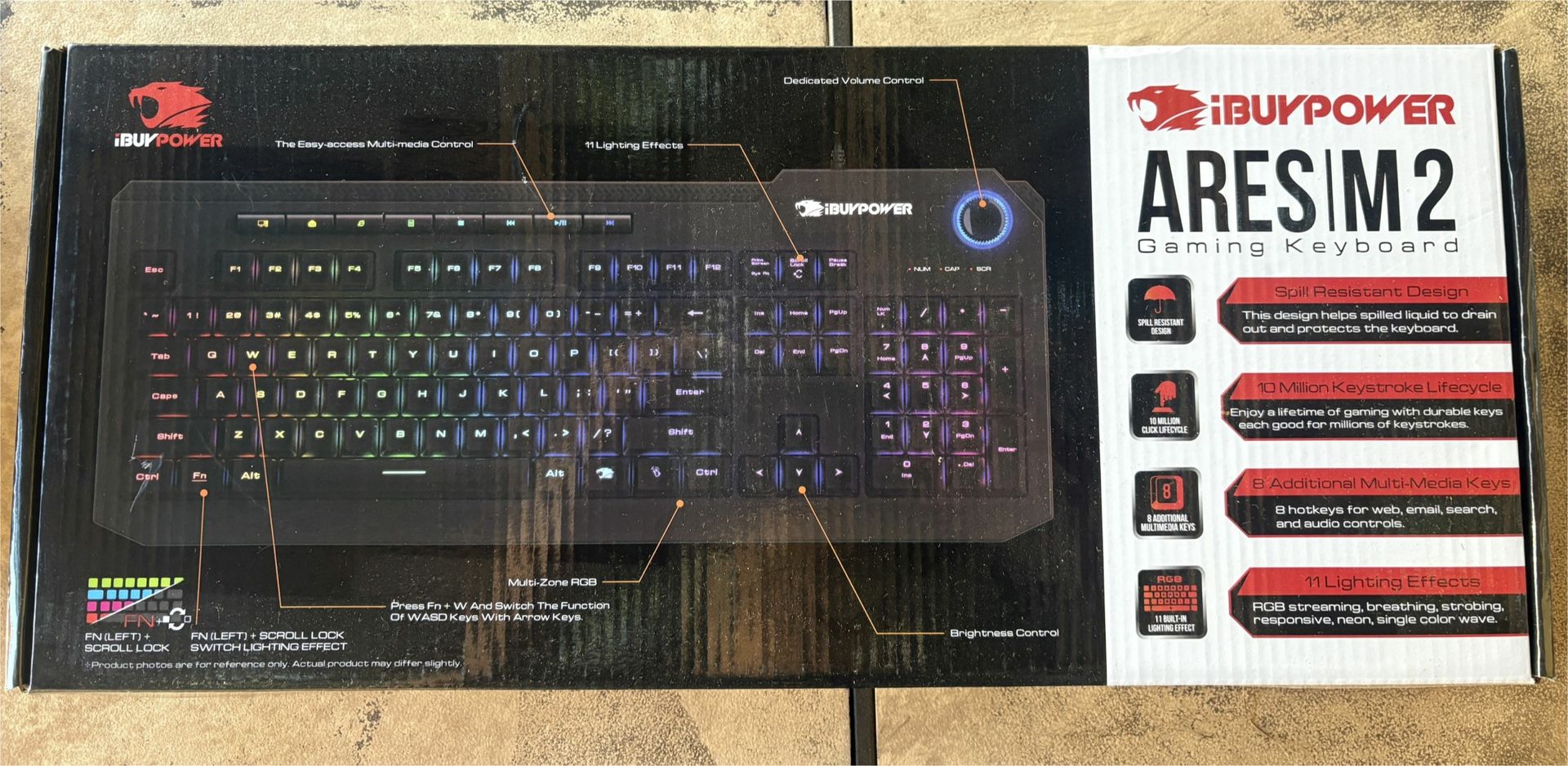iBuyPower ARES M2 RGB GAMING KEYBOARD