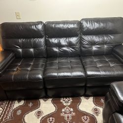 Value City Leather Manual Recycliners