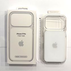 Genuine Iphone 17 Pro Clear Apple Case