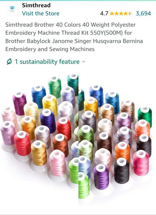 Embroidery Thread Kit