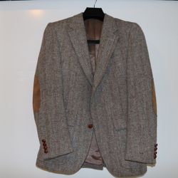 Men’s  100% Wool Tweed Sport Coat From Nordstrom’s Brass Rail, Size  40 Regular
