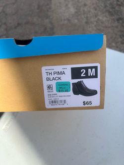 TH Pima Black Ankle Boots Size 2M