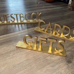 Wedding Quinceañera Signs And Table Numbers