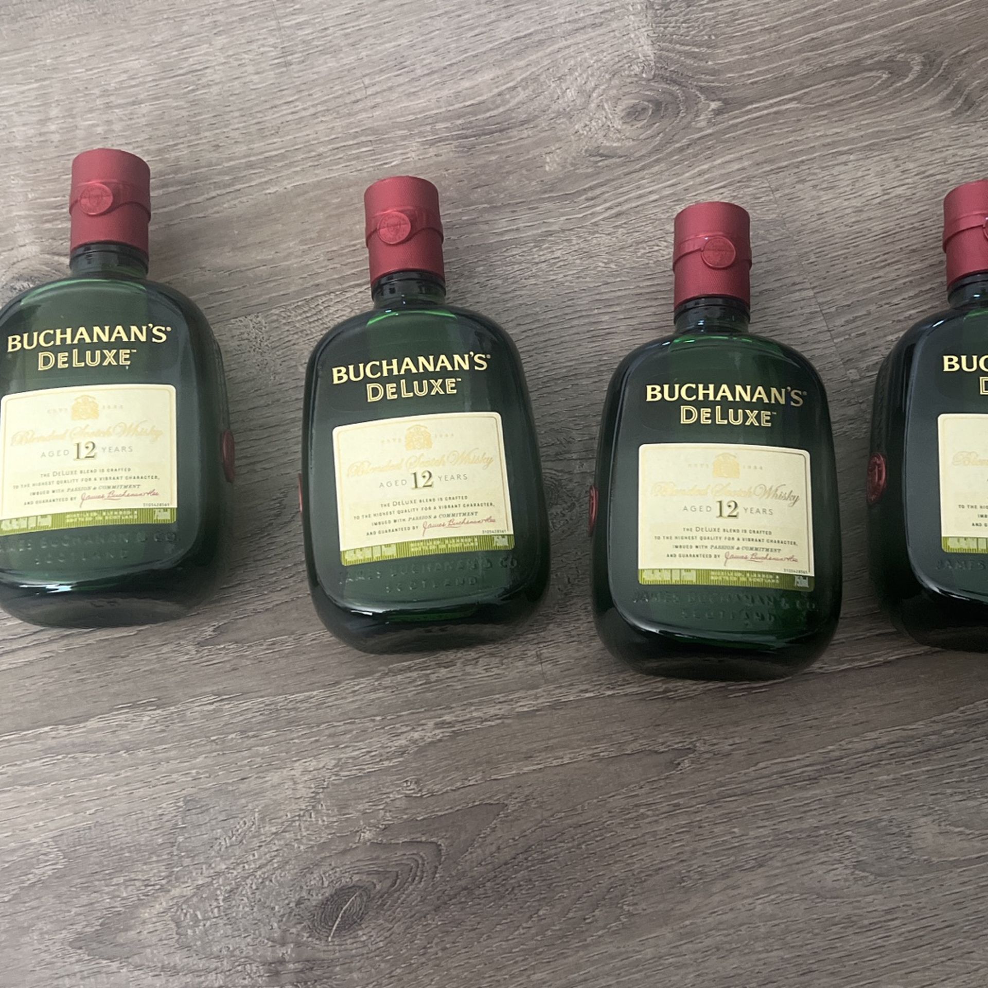 4 Botellas De Buchanan’s Nuevas Las 4 X120 Precio Fijo