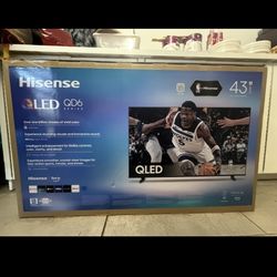 Hisense - 43" Class QD6 Series Hi-QLED 4K UHD Smart Fire TV (2025)