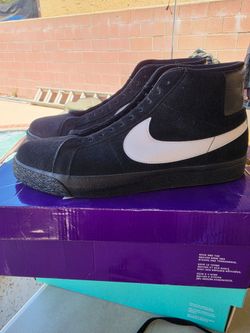 Nike Blazer Black High Top Size 13