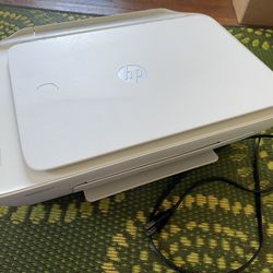 HP DeskJet 2652 All-in-One Color Inkjet Printer - White