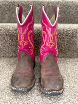 Girls Old West Cowboy Boots probably Size 10