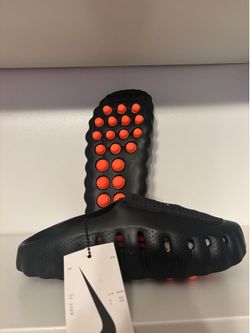 Sport Recovery Slides – Black & Orange Brand New