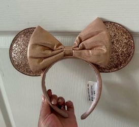 Authentic Shop Disney Minnie Mouse Ears (Rose Gold)