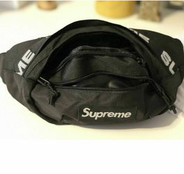 Supreme Waist Bag SS18 Fanny Pack Brand - Black