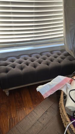 Grey bench